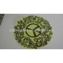 rubber promotional coaster, advertise rubber coaster